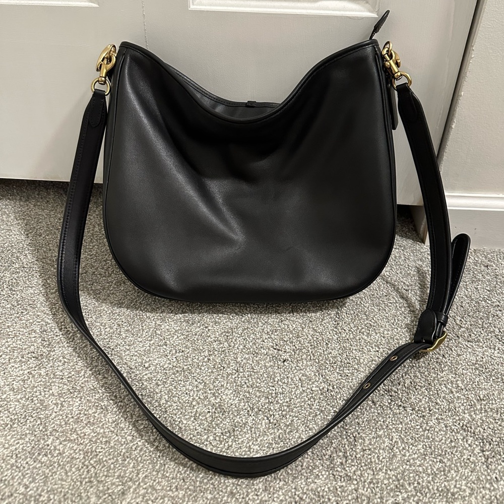 Coach Black Soft Tabby Hobo